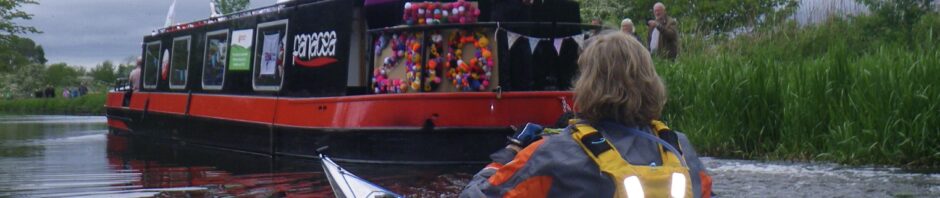 Flotilla celebrating the 200th anniversary of the Union Canal, Saturday May 21
